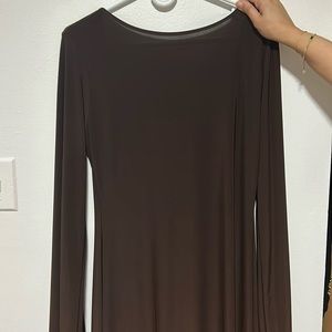 Maxi low back dress